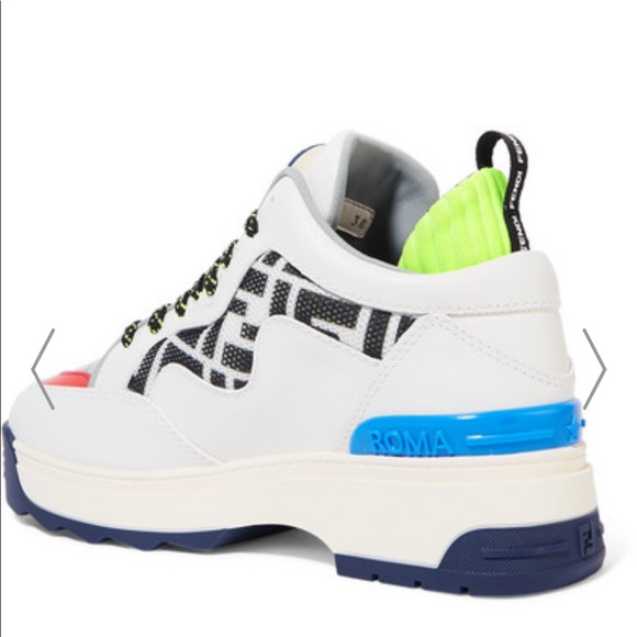 Fendi Platform Trex Sneakers Size 39.5 - Picture 5 of 7